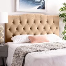 Casa - Emia Mink Plush King 26 Inch Strutted Headboard