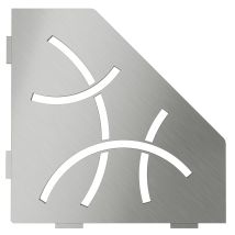 Schluter - Schlüter Ses2d6eb-e-s2 Ablage Curve 75x195x195x75mm Edelstahl Gebürstet