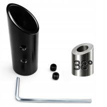 Support Axial Pour Tube Ø16 Mm, Fixation Garde-corps, Angle 38°