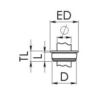 Wiska Emt 20 Kabeleinführung Klemm-ø (max.) 13 Mm Plattenstärke (max.) 9.5 Mm Kunststoff Lichtgrau
