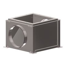 S&P ILPL-355 Sammelkasten – 2x DN355 rund – Verzinktes Stahlblech – Lüftungssysteme – Industrieanwendungen
