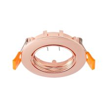 Plafoniera a incasso Fibur in rame e alluminio Ø 8,2 cm – Lampada moderna per soggiorno, cucina e bagno