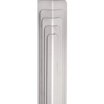 Hoju - Eckschutzwinkel L.1000mm Schenkelhöhe 20x20mm Va 1.4301 Geb.korn 320