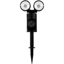 Spot da Giardino LED Spike 2x6W – Illuminazione Efficace e Versatile – Montaggio Flessibile – 400x70x140mm – Chilitex