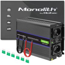 Qoltec Monolith 3000 Ms Wave Spannungswandler 12v Auf 230v 1500/3000w Usb