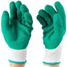 Guanti da giardinaggio Rostaing verdi spinosi – Taglia 10 – Alta resistenza all'umidità, dorso traspirante