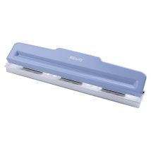 Kw-trio Handheld Diy 10 Holes Punch Puncher Paper Cutter 8 Sheets Punch Capacity A4/b5 Scrapbooking-grey