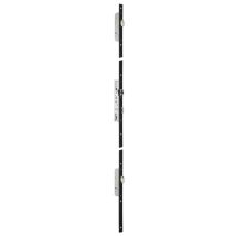 Serratura A 3 Punti Di Chiusura Tf3 39mm Stremler Axe 24 U24x6mm In Acciaio Inox - Catenaccio A Pappagallo A 1/2 Giro - 6570.39.c