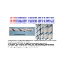 Geflochtenes Polypropylenseil 12 Mm X 50 M Weiß