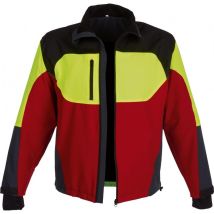 Giacca Stretch Forest Jack Red – Repellente all'acqua – 92% poliestere, 8% elastano – Taglia L – Giacche di protezione Watex