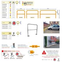 Barrera De Seguridad 1000x1000mm Blanco/rojo Ø 40mm Metalworks Bar400rb