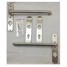 Vachette 078720 Stainless Steel Door Handle Set 492 Xxl/6327 Key I