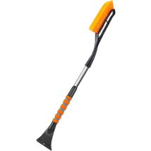 Brosse À Neige Et Grattoir À Glace Extensible Pour Pare-brise De Voiture Avec Poignée Ergonomique En Mousse - Petit Outil De Déneigement Détachable 