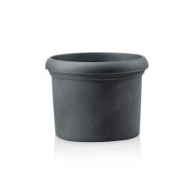 Teraplast - Runde Vase ''Classic Vicenza'' Für Blumen Und Gartenpflanzen -45 Cm / Antike
