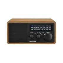 Genuine 110 Plus Wr11bt Holz Tragares Retro-tischradio Mit Bluetooth & Usb-ladefunktion - Sangean