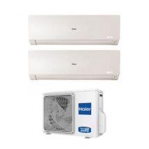 Dual Split Inverter Klimagerät Serie Flexis Plus White 7+7 Mit 2u40s2sm1fa R-32 Wi-fi Integrated Farbe Weiß 7000+7000 - Haier