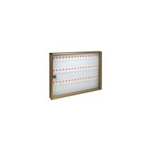 Buzón de llaves de aluminio bronce con cerradura de cilindro – Tablón porta llaves – Casilleros y civiles – 0786217