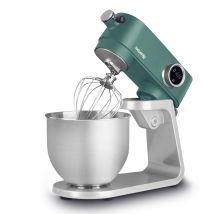 Hkoenig Km128 Batidora Amasadora Profesional, 800 W, Capacidad 5 L, 8 Velocidades, Hasta 1,5 Kg De Masa, Cabeza Reclinable Y Móvil, Pizza, Repostería,