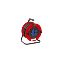 Avvolgicavo H07rnf + Interruttore Automatico 4 Prese 25 M 3 X 2,5 Mm