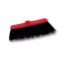 Nespoli – scopa da esterno antiurto in legno verniciato – setole rigide 10,5 cm – 31 x 18 cm
