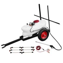Monster Shop - Pulvéristeur Pour Quad Vtt 60l Avec Remorque Maxblast 12v Buses De Flèche Pulvérisation Et Accessoires Fertilisants Pesticides 