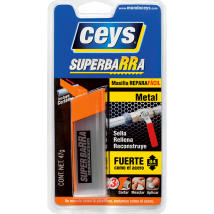 Ceys Super Barra Reparadora Metal Epoxi 47g – Masilla para Reparar Metales – Resistente al Agua y Temperaturas Extremas