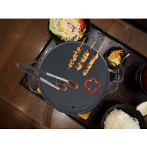 Setpoint - Elektro Tischgrill Ø40cm Für 4 Personen, Teppanyaki Mit Grillzange, 2000w