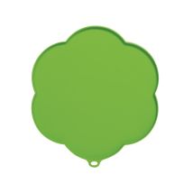 Fontaine à eau et distributeur d'eau pour chat – Tapis en silicone souple – Antidérapant – Design de fleurs vertes
