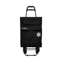 Bastilipo - Carrello Della Spesa 4 Ruote - Julia - Nero Azabache - 50 Litri Di Capacità - Borsa Isotermica