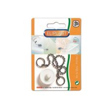 Tapón De Lavabo De Goma Blanco De 44 Mm Eliplast