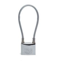 Candado Seguridad Arco Largo Con Cable Inox Ifam