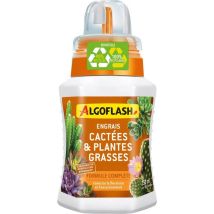 Fertilizante Algoflash Cactées & Succulentes 250 Ml Dosificador Reciclable