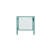 Puerta peatonal Italia – 60x60 mm – Malla 50x50 mm – Color verde – Cerradura reversible – Tratamiento PFZ