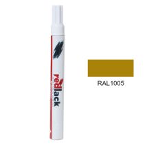 Retuschierstift 8 Ml – Ral 1005 - Matt - Honiggelb - Für Verschiedene Oberflächen - Redlack
