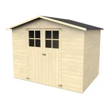 Casetta In Legno Da Giardino Decor Et Jardin "lodum" In Abete Bianco Nordico 262x202x200 Cm