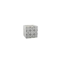 Porte-brosses À Dents En Céramique Evora Dimensions : Blanc - Gris