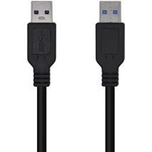 Cavo Usb 3.0 Usb Aisens A105-0446/ Usb Maschio - Usb Maschio/ 1m/ Nero