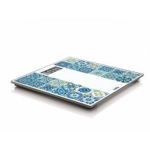 Wiederaufladbare Elektronische Waage Laica Flake-inspiriertes Design - Usb-aufladung, Gehärtetes Glas, Großes Lcd-display, Schlankes Design, 