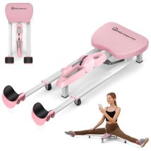 Estirador De Piernas De 2 Barras - Equipo De Flexibilidad Para Ballet, Yoga, Danza, Artes Marciales, Mma Y Fitness En Casa (rosa)