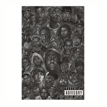 Poster Hip-Hop-All-Stars – 61 x 91,5 cm – 150 g/m² Glanzpapier – Wanddekoration
