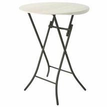 Lifetime Aktive Mesa Alta Plegable 84 Cm Color Crema