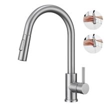Küchenarmatur Ausziehbar Mit 2 Strahlarten Mischbatterien Für Die Küche 360° Drehbare Küchenwasserhahn Edelstah Einhebel Mischbatterie Für Küche 