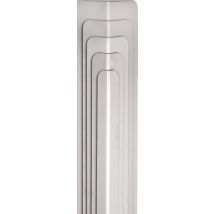 Hoju - Eckschutzwinkel L.1250mm Schenkelhöhe 20x20mm Va 1.4301 Geb.korn 320