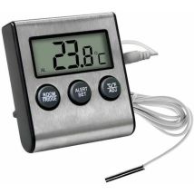 Gesamtfreiraum-Gefrierthermometer – Hygrometer-Thermometer – 1,5-V-AAA-Batterie – Ideal für Wohnzimmer, Gewächshaus, Weinkeller