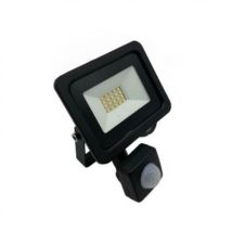 Mini Faretto Led 50w Ultra Slim Con Sensore Movimento Pir Nero