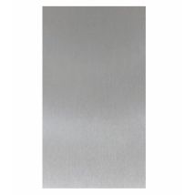 Pannelli Decorativi Parete Effetto Acciaio Inox, Rivestimento Murale Pvc Uv Impermeabile 120x60 Set 6 Pezzi - Divina Home