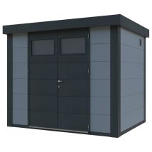 Caseta Metalica Jardin Novo Habitat Nh5 Gris Claro