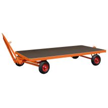 Variofit Industrieanhänger Mit 1-achs Drehschemellenkung Und Luftbereifung 2000x1000x540mm