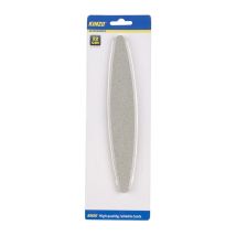 Pietra da affilare ovale 22 cm – Grigio – Kinzo – Certificazione CE – Affilatura precisa per coltelli e forbici