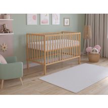 Asher Cot Bed 120x60cm With Microfiber Quilted Mattress